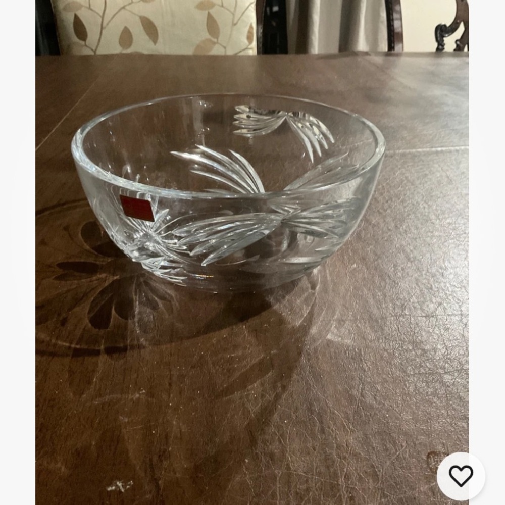 New Bleikristall uber 24% Pbo handgeschlimen Bowl made in Germany